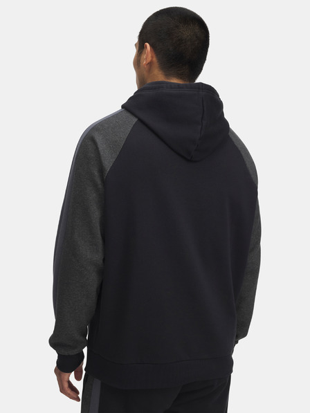 Under Armour Pánská mikina Under Armour UA Rival Flc CB Hood-BLK