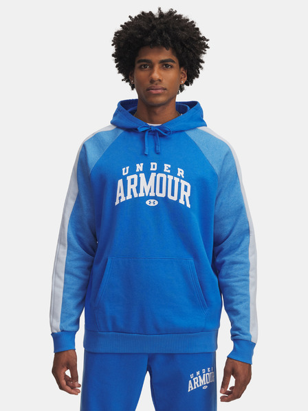 Under Armour Pánská mikina Under Armour UA Rival Flc CB Hood-BLU