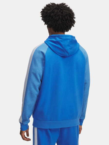 Under Armour Pánská mikina Under Armour UA Rival Flc CB Hood-BLU