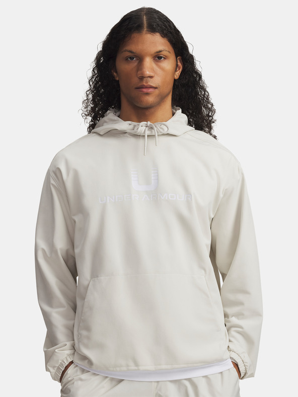 Under Armour Pánská mikina Under Armour UA Unstoppable Wvn Hoodie-WHT