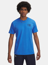 Under Armour Pánské tričko Under Armour UA TRIPLE STACK LC LOGO SS-BLU