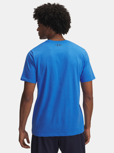 Under Armour Pánské tričko Under Armour UA TRIPLE STACK LC LOGO SS-BLU