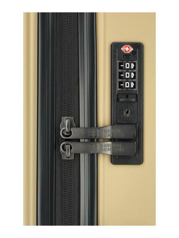 Enrico Benetti Sada cestovních kufrů Enrico Benetti Princetown 21000-03 Black-Camel