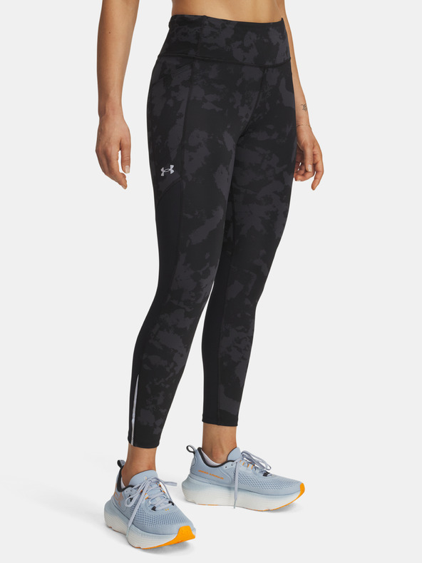 Under Armour Dámské legíny Under Armour UA Launch Ankle Print Tights-BLK