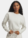 Under Armour Dámská mikina Under Armour Icon Terry Varsity Crew-WHT
