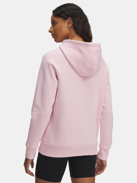 Under Armour Dámská mikina Under Armour UA Rival Flc Shimmer Hdy-PNK