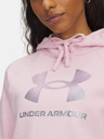 Under Armour Dámská mikina Under Armour UA Rival Flc Shimmer Hdy-PNK