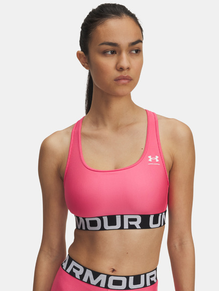 Under Armour Dámská podprsenka Under Armour UA HG Mid Branded-PNK
