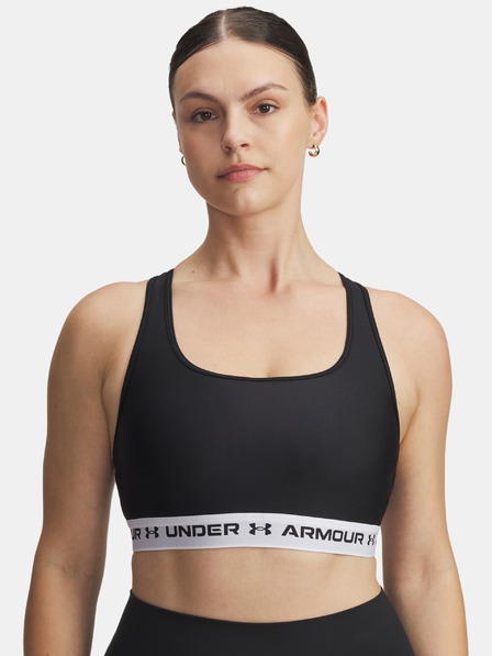 Under Armour Dámská podprsenka Under Armour Crossback Mid Bra-BLK
