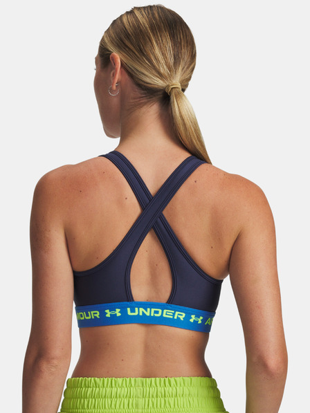 Under Armour Dámská podprsenka Under Armour Crossback Mid Bra-BLU