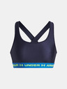 Under Armour Dámská podprsenka Under Armour Crossback Mid Bra-BLU
