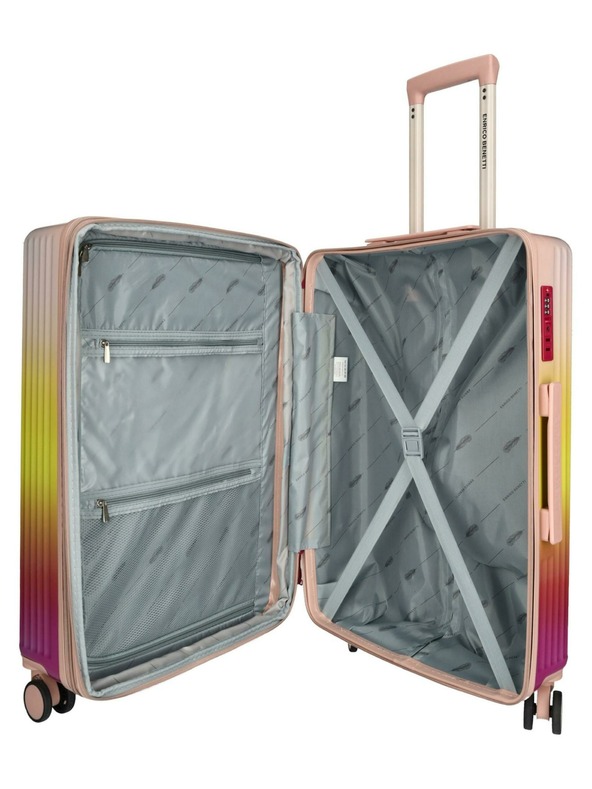 Enrico Benetti Cestovní kufr Enrico Benetti Havana M Fuchsia