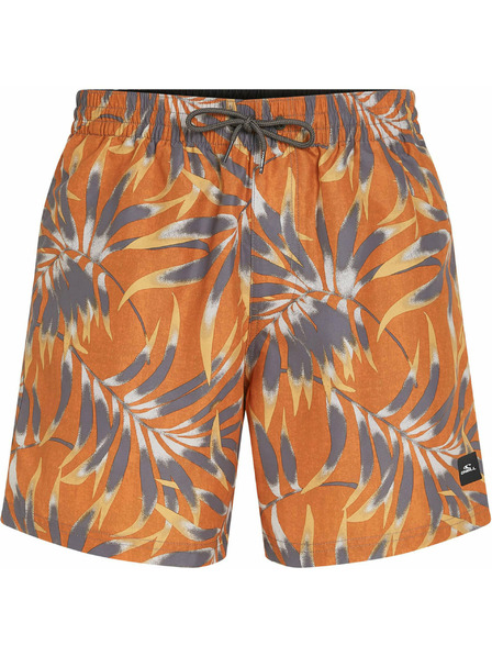 O'Neill O'Neill CALI FLORAL 16'' Pánské plavecké šortky Oranžová