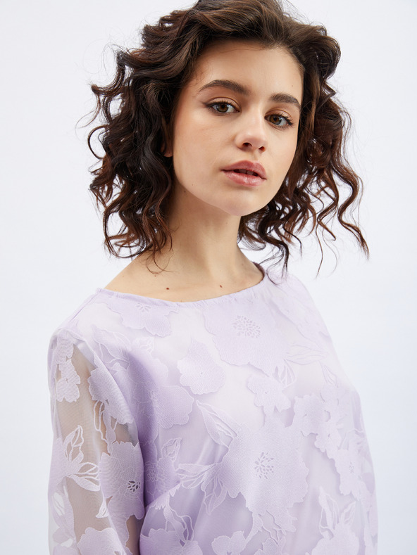 Orsay Světle fialová dámská květovaná halenka ORSAY