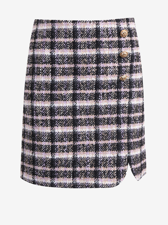 Orsay Černá dámská kostkovaná sukně ORSAY