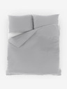 Kvalitex Francouzské mušelínové povlečení 220x200, 70x90cm světle šedé Kvalitex
