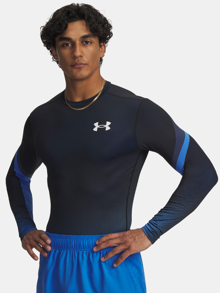 Under Armour Pánské tričko Under Armour UA Heatgear Sub Crew LS-BLU