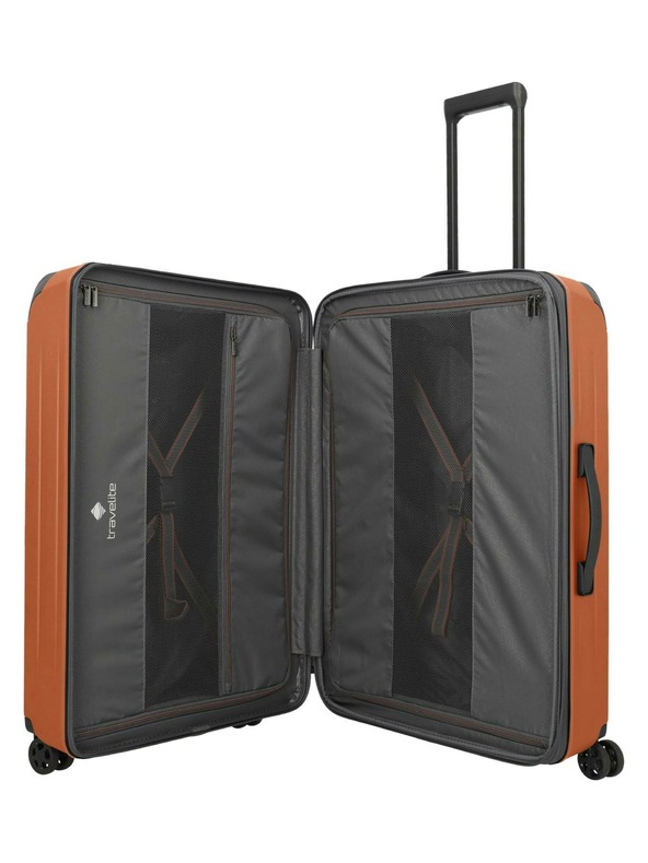 Travelite Cestovní kufr Travelite Dynamiic L exp Copper