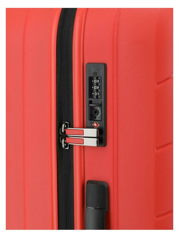 Travelite Cestovní kufr Travelite Burano L Raspberry