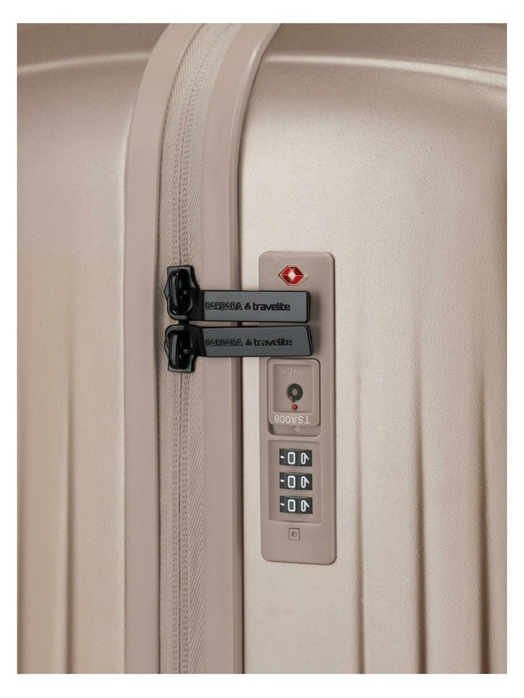 Travelite Cestovní kufr Travelite BARBARA Novelty L Satin Nude