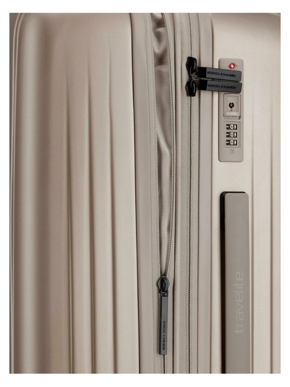 Travelite Cestovní kufr Travelite BARBARA Novelty M Satin Nude