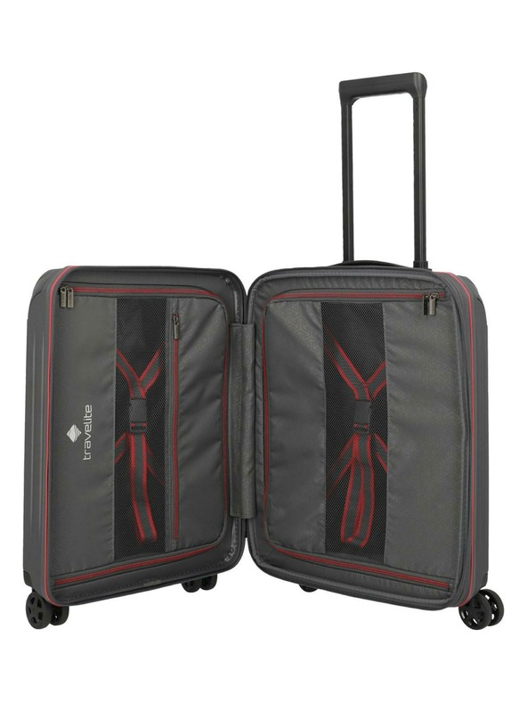 Travelite Cestovní kufr Travelite Dynamiic S exp Anthracite