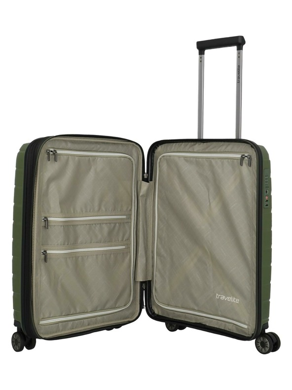 Travelite Cestovní kufr Travelite Air Base S exp Olive