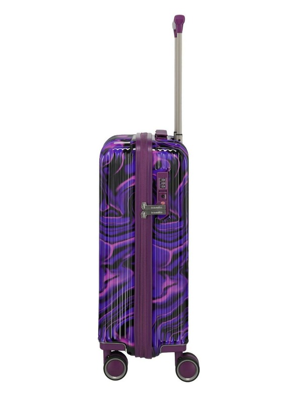 Travelite Sada cestovních kufrů Travelite Lascana Edition S,M,L Purple Swirl