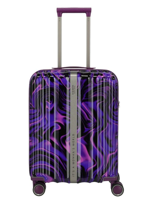 Travelite Sada cestovních kufrů Travelite Lascana Edition S,M,L Purple Swirl