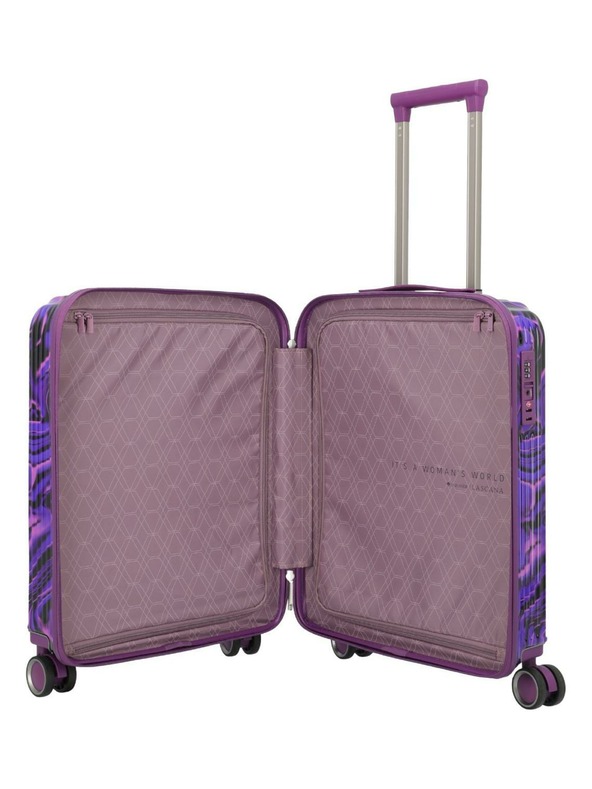 Travelite Cestovní kufr Travelite Lascana Edition S Purple Swirl