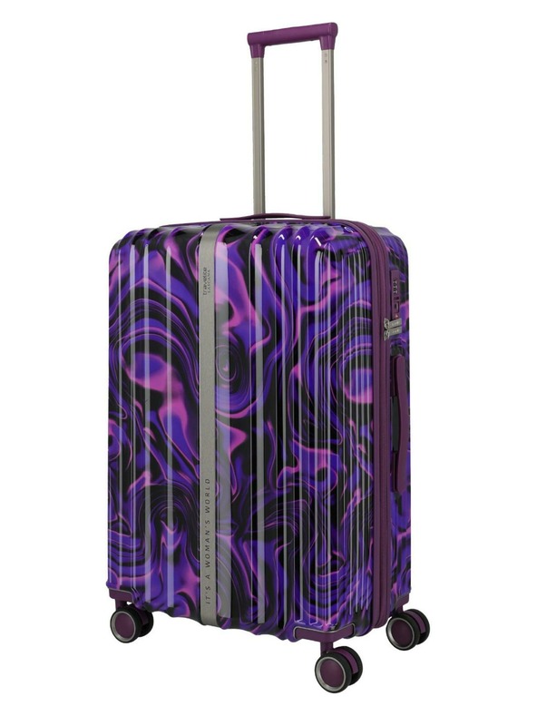 Travelite Cestovní kufr Travelite Lascana Edition M Purple Swirl