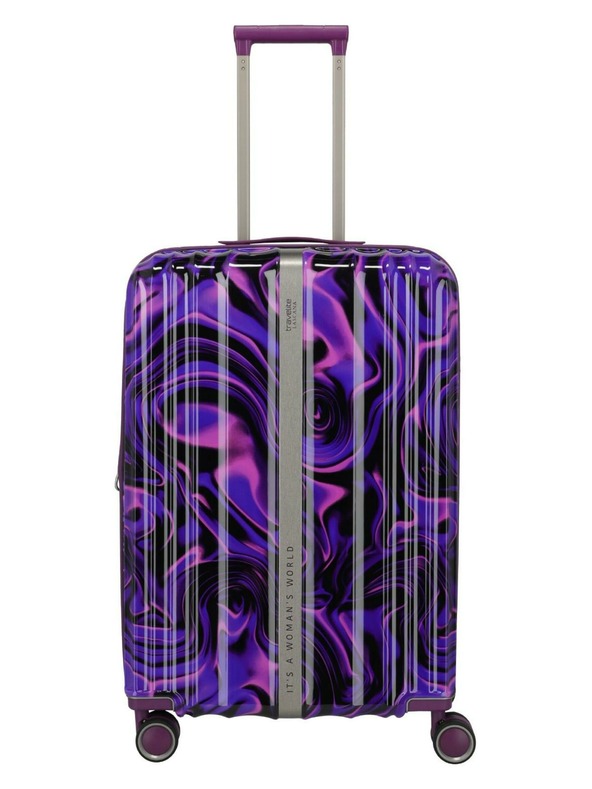 Travelite Cestovní kufr Travelite Lascana Edition M Purple Swirl
