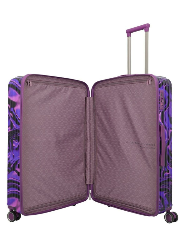 Travelite Cestovní kufr Travelite Lascana Edition L Purple Swirl