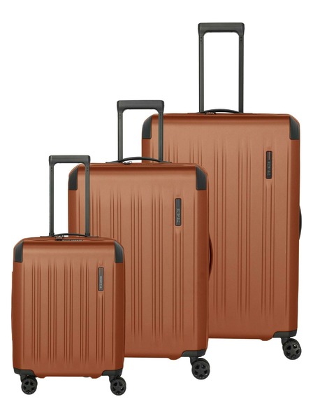 Travelite Sada cestovních kufrů Travelite Dynamiic S,M,L exp Copper