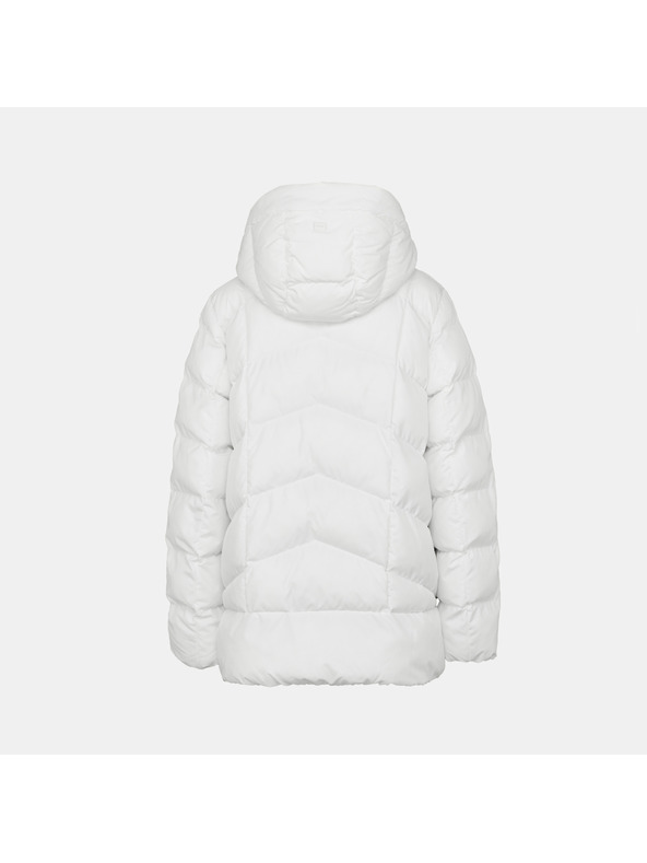 Geox Bílé dámská péřová bunda Geox Anylla