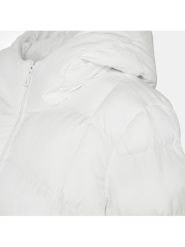 Geox Bílé dámská péřová bunda Geox Anylla
