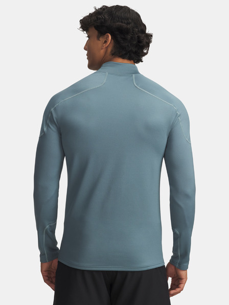 Under Armour Pánské tričko Under Armour Cold Weather Grid LS Mock-BLU