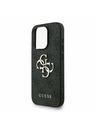Guess Guess PU 4G Metal Logo Strap Zadní Kryt pro iPhone 15 Pro Black