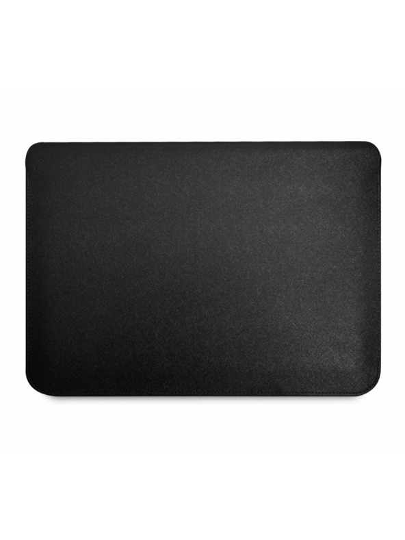Guess Guess Saffiano Triangle Metal Logo Computer Sleeve 13/14" Black