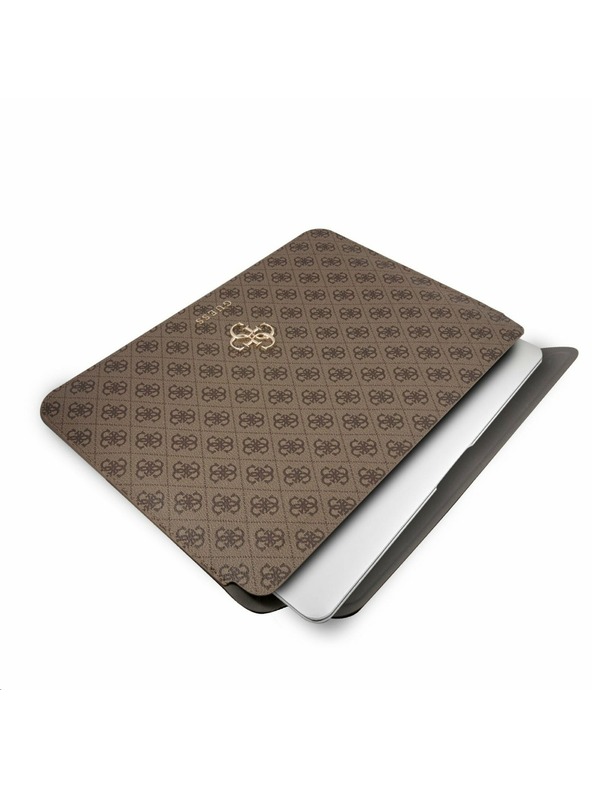 Guess Guess PU 4G Metal Logo Computer Sleeve 13" Brown
