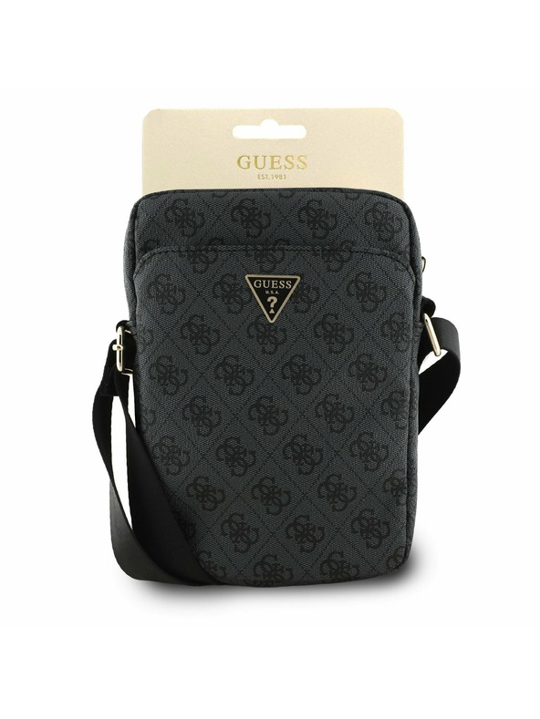 Guess Guess PU 4G Triangle Logo Taška 8" Black