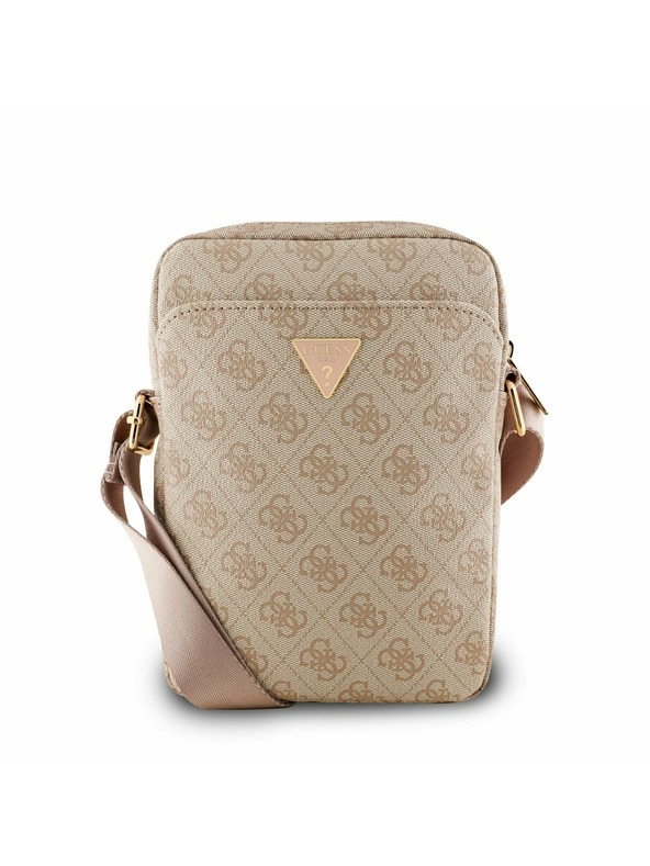 Guess Guess PU 4G Triangle Logo Taška 8" Pink