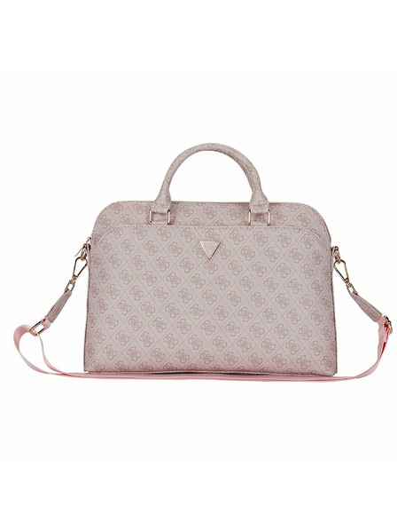 Guess Guess PU 4G Triangle Logo Taška na Notebook 13/14/15" Pink