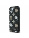 Guess Guess PU 4G Peony MagSafe Zadní Kryt pro iPhone 16e Black