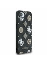 Guess Guess PU 4G Peony MagSafe Zadní Kryt pro iPhone 16e Black
