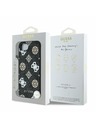 Guess Guess PU 4G Peony MagSafe Zadní Kryt pro iPhone 16e Black