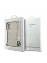 Guess Guess PU Leather 4G Colored Ring Strap MagSafe Zadní Kryt pro iPhone 16 Pink
