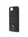 Guess Guess PU 4G Small Metal Logo MagSafe Zadní Kryt pro iPhone 16e Grey