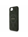 Guess Guess PU Leather 4G Colored Ring Strap MagSafe Zadní Kryt pro iPhone 16e Black