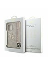Guess Guess PU 4G Metal Logo Strap Zadní Kryt pro iPhone 15 Pro Max Pink